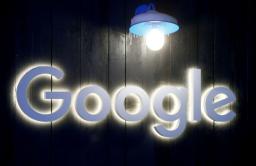 　米ＩＴ大手グーグルのロゴ＝２０２０年１月、スイス・ダボス（ロイター＝共同）