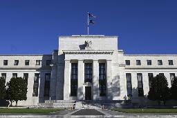 　米首都ワシントンにある連邦準備制度理事会（ＦＲＢ）の建物＝３日