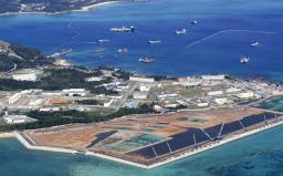 　沖縄県名護市辺野古の沿岸部＝２０２０年１２月