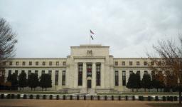 　米首都ワシントンの米連邦準備制度理事会（ＦＲＢ）本部＝２０２１年１１月（共同）