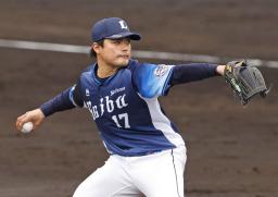 　ソフトバンクとの練習試合に先発し、好投した西武・松本＝宮崎