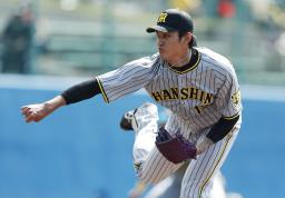 　ヤクルト戦で好投した阪神・藤浪＝ＡＮＡ浦添