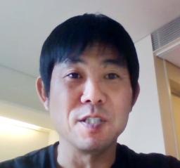　オンラインで取材に応じるサッカー日本代表の森保監督＝１日