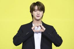 　ＢＴＳメンバーのジンさん＝２０２１年５月、ソウル（聯合＝共同）