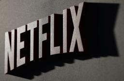 　ネットフリックスのロゴ＝９月、ロサンゼルス（ロイター＝共同）