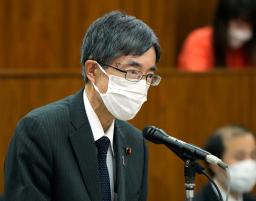 　参院政治倫理・選挙制度特別委で答弁する寺田総務相＝１６日午後