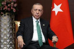 　トルコのエルドアン大統領＝１０月、カザフスタン・アスタナ（ＡＰ＝共同）