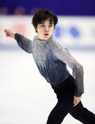 　男子で優勝した宇野昌磨のフリー＝真駒内セキスイハイムアイスアリーナ