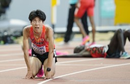 　男子１万メートルで１５位だった田沢廉＝ブダペスト（共同）