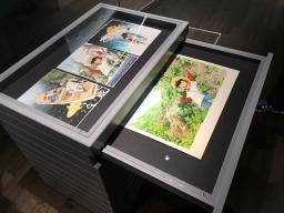　横手市増田まんが美術館が収蔵する、矢口高雄さんの「釣りキチ三平」の原画（同館提供）