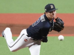 　７回無失点で１２勝目を挙げたオリックス・山本＝ベルーナドーム