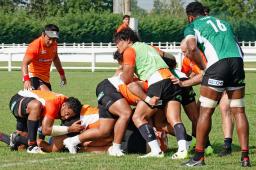 　イタリア戦に向け、調整する日本代表＝トレビーゾ（共同）