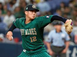 　ロッテ戦で５回無失点のオリックス・山下＝京セラドーム