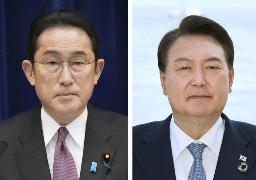 　岸田文雄首相、韓国の尹錫悦大統領、