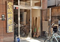 　当面閉鎖となった宮城野部屋＝１日、東京都墨田区
