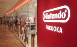 　任天堂が開業した九州初となる直営店「ニンテンドーフクオカ」＝１４日午前、福岡市