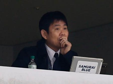 <p>　福岡―名古屋戦の視察に訪れた日本代表の森保監督＝ベススタ</p>