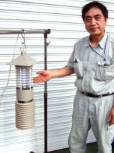 新タイプ捕虫器を開発　ファンで吸い込み捕獲　シューサン（柏市）　【企業戦線】