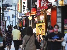 緊急事態宣言追加　千葉など４府県　初の土曜、にぎわう街　飲食店規制に不満