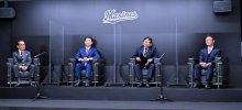 真の県民球団へ連係　ロッテマリーンズ千葉移転３０周年　知事、市長、ＺＯＺＯ社長と４者会談
