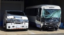【速報】信号無視、四駆車の男を逮捕　高校生乗る部活マイクロバスと衝突　危険運転傷害疑い　四街道の県道交差点