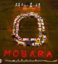 【動画あり】犯罪「０」へ　茂原署、パトカー３５台で　街頭警戒１００人出動