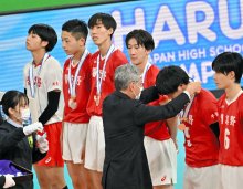 【速報】習志野、決勝逃すも３位　駿台学園（東京）に及ばず　春高バレー