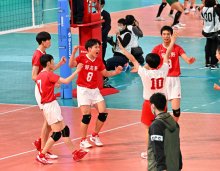 【速報】習志野、会心１６強入り　佐賀学園を２―０で下す　春高バレー