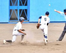あうんの呼吸、勝ち越し演出　柏井の杉原と梶丸　第１０５回全国高校野球　千葉大会　第６日