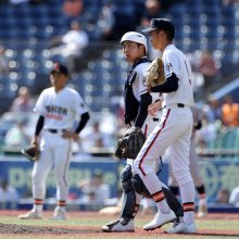 来夏の雪辱誓う　木更津総合・２年生バッテリー　第１０５回全国高校野球　千葉大会　第１１日