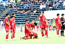 「全冠達成」ついえる　サッカー・流通経大柏　全国高校総体　第９日