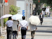 千葉県内今年初の真夏日　３１・４度の市原など４地点　全国では猛暑日も