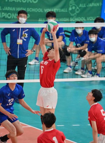 破壊力抜群、勢い加速　習志野３回戦進出　春高バレー