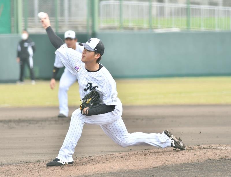 シート打撃で若手存在感　和田、成長示す三塁打　千葉ロッテ・春季キャンプ第２クール最終日