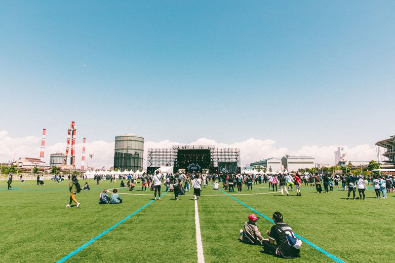 「ロック・イン・ジャパン・フェスティバル」の会場となる千葉市蘇我スポーツ公園（ロッキング・オン・ジャパン提供）
