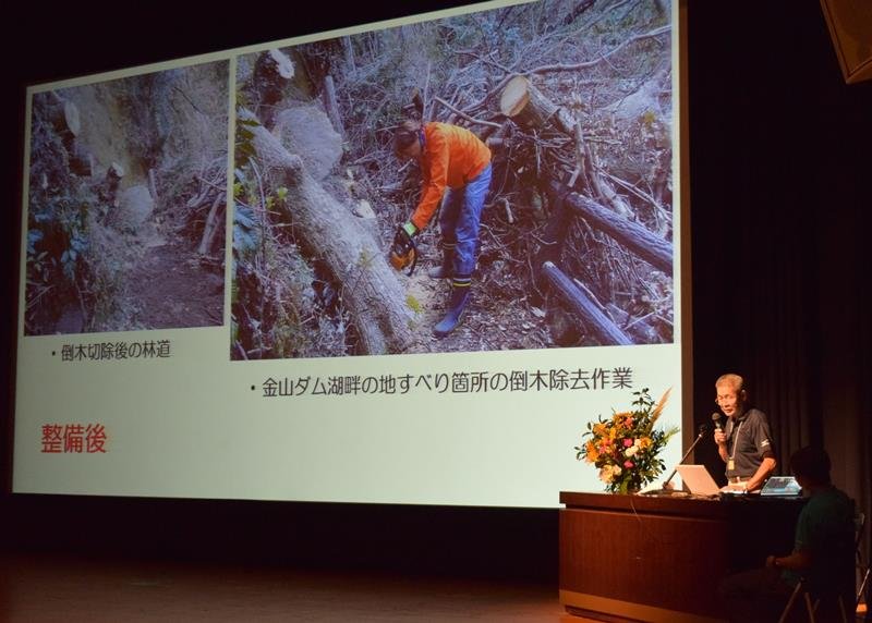 安全登山へ「ゆとり大切」　三百名山踏破の田中さん講演
