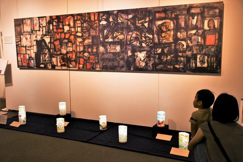 丸木夫妻の思い伝える　成田「原爆の図」展で学芸員　「今の課題にもつながる」