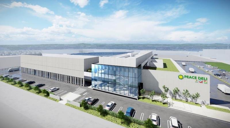 Ｐｅａｃｅ　Ｄｅｌｉが千葉市に整備する大型工場のイメージ（同社提供）
