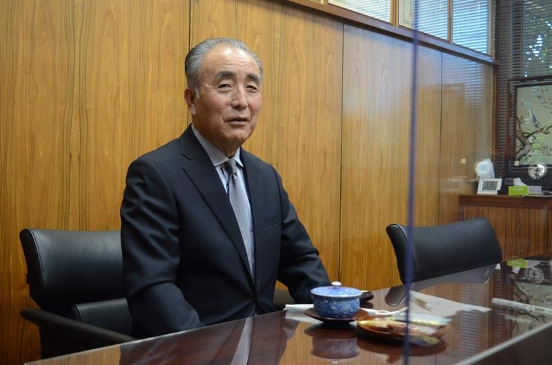 元県建設業協会長　畔蒜毅さん
