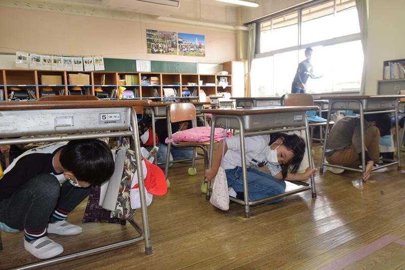 児童生徒が地震対応訓練　大津波想定、高台への避難路確認　銚子
