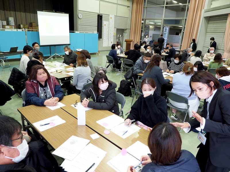 不適切保育の未然防止に向けたグループディスカッション＝木更津市