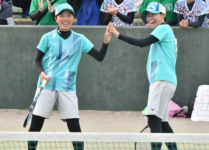 男子・木総合、女子・昭和学院Ｖ　ソフトテニス　千葉県高校総体