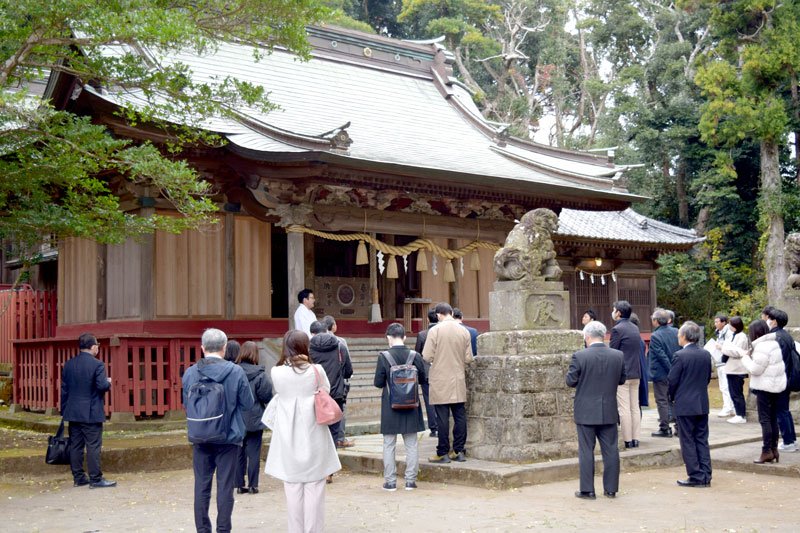 観光回遊ルート開拓へ　外房―南房総　神社結ぶツアー試行