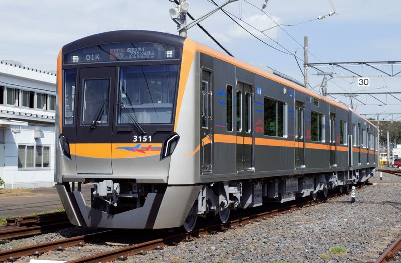 成田スカイアクセス線で導入されている車両「３１００形」（写真と記事は直接関係ありません）