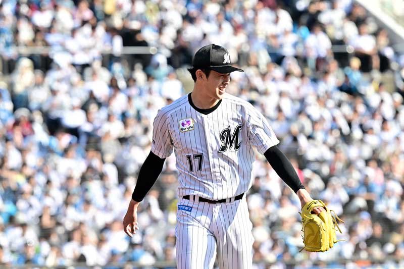 佐々木朗希、今季初登板７奪三振　千葉ロッテ　５回１失点、勝敗付かず