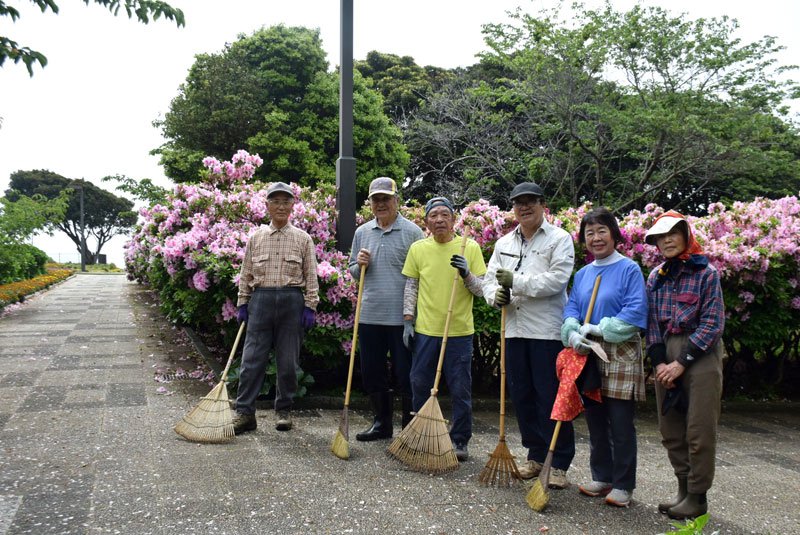海とアジサイ新名所　住民支える“憩いの場”　地球の丸く見える丘ふれあい広場（銚子市）【一度来てみて　北総・九十九里　観光スポット】（３）