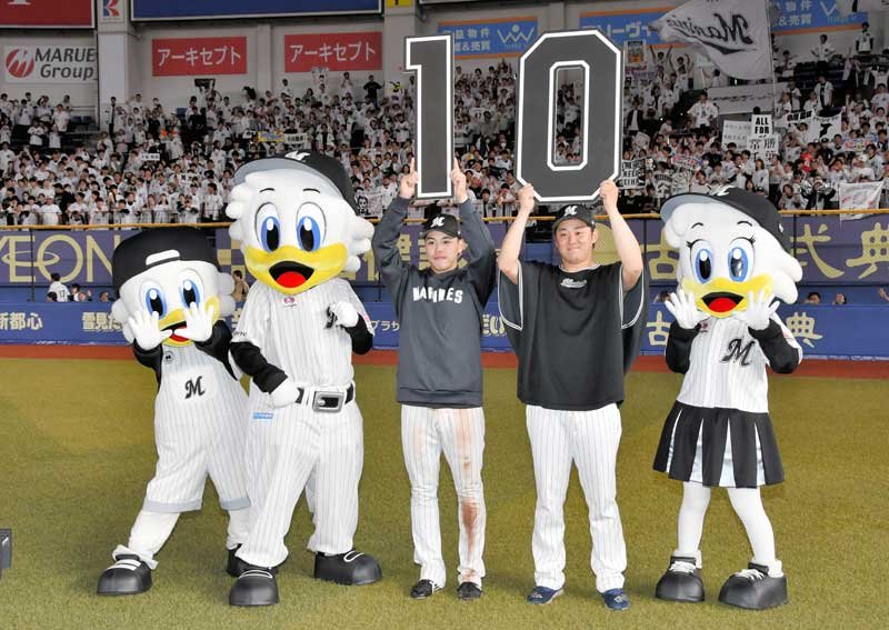 【速報】千葉ロッテ１０連勝　１９年ぶり、９回追い付き延長サヨナラ