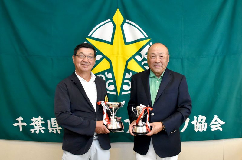 優勝した福島（左）と松田