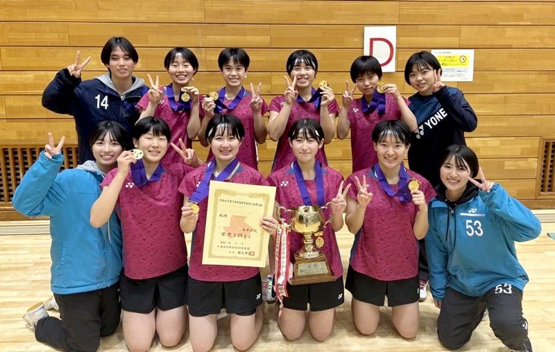 女子団体優勝の西武台千葉
