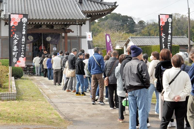 豪傑忠勝、人気も最強　一日限定の御朱印イベント盛況　大多喜